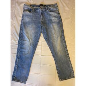 Lucky Brand 410 Athletic Slim Mens 38x30 Blue Medium Wash Denim Jeans Excellent